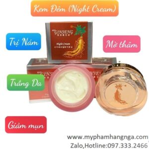 Kem đêm trị nám red ginseng nhân sâm