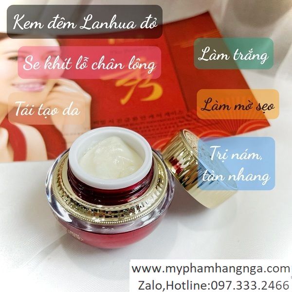 Mỹ phẩm Lanhua đỏ hàn quốc trị nám