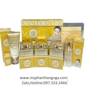 bộ mỹ phẩm gold plus trị nám
