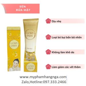 sữa rửa mặt gold plus chính hãng